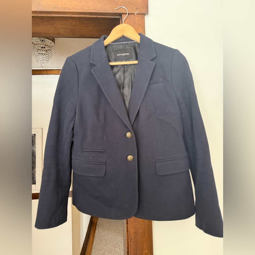 Banana Republic Factory Women's Navy Blazer